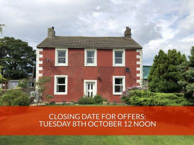 SANDLANDS, ABBEYTOWN, WIGTON, CUMBRIA, CA7 4SS-CLOSING DATE – TUESDAY 8TH OCTOBER 12 NOON